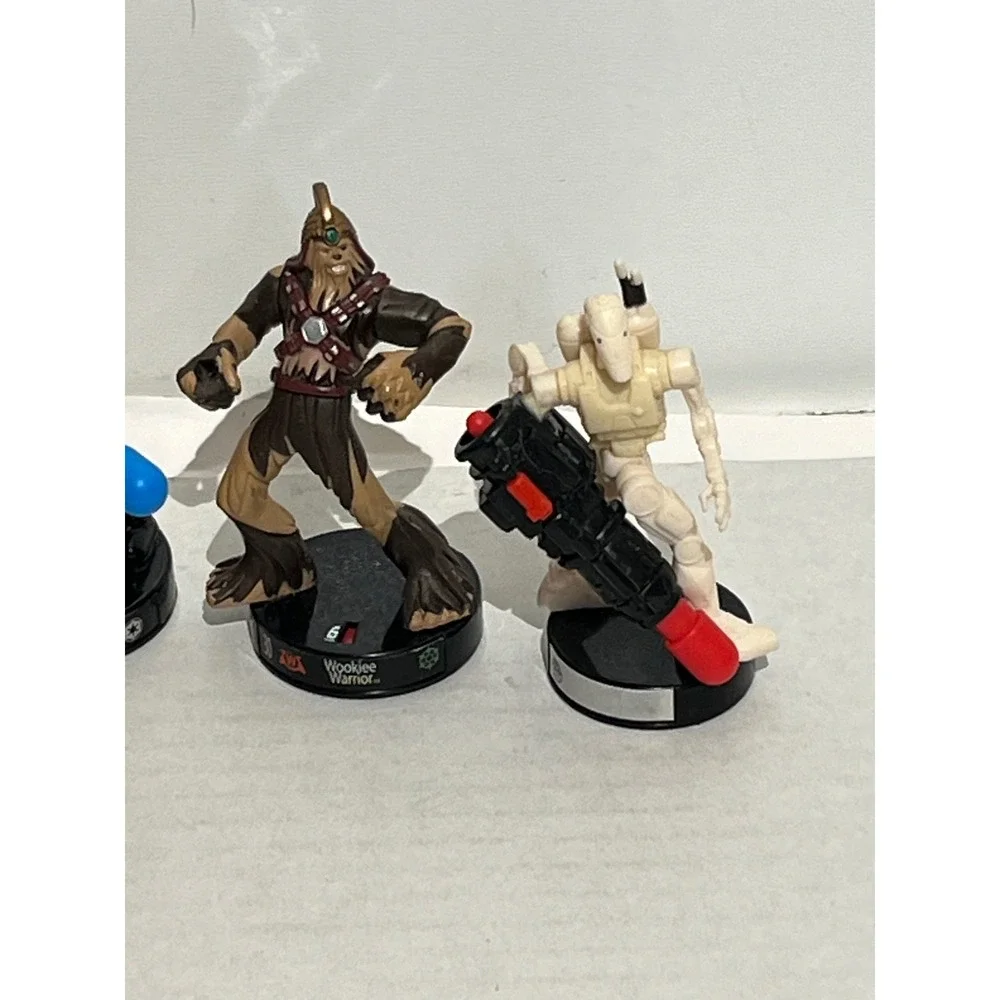 Star Wars Attacktix Figure Lot Nute Gunray Imperial Officer Wookiee Battle Droid